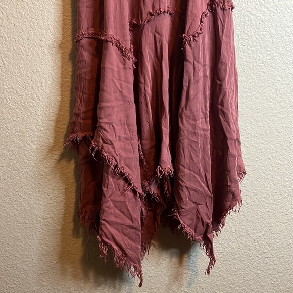 Free People Tattered Up Shred slip dress, size extra small. - Picture 8 of 10